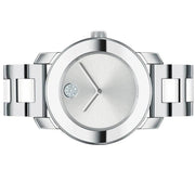  Shop Authentic Movado Bold Ceramic Silver Dial Silver Steel Strap Watch for Women - 3600638 - Luxxuri