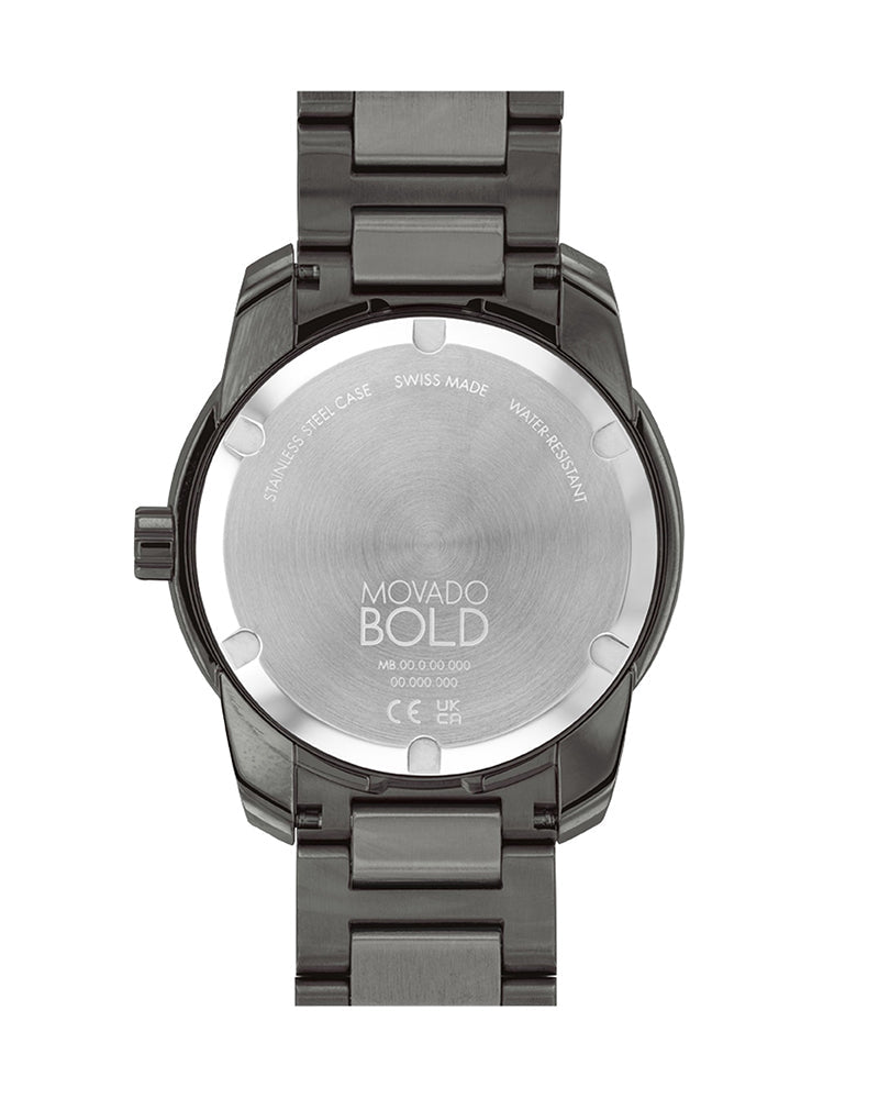  Shop Authentic Movado Bold Verso Grey Dial Grey Steel Strap Watch for Men - 3600860 - Luxxuri