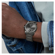  Shop Authentic Movado Bold Verso Grey Dial Grey Steel Strap Watch for Men - 3600860 - Luxxuri
