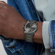  Shop Authentic Movado Bold Verso Grey Dial Grey Steel Strap Watch for Men - 3600860 - Luxxuri