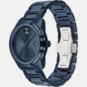  Shop Authentic Movado Bold Verso Blue Dial Blue Steel Strap Watch for Men - 3600862 - Luxxuri
