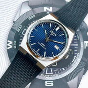  Shop Authentic Tissot PRX Powermatic 80 Blue Dial Black Rubber Strap Watch for Men - T137.407.17.041.00 - Luxxuri