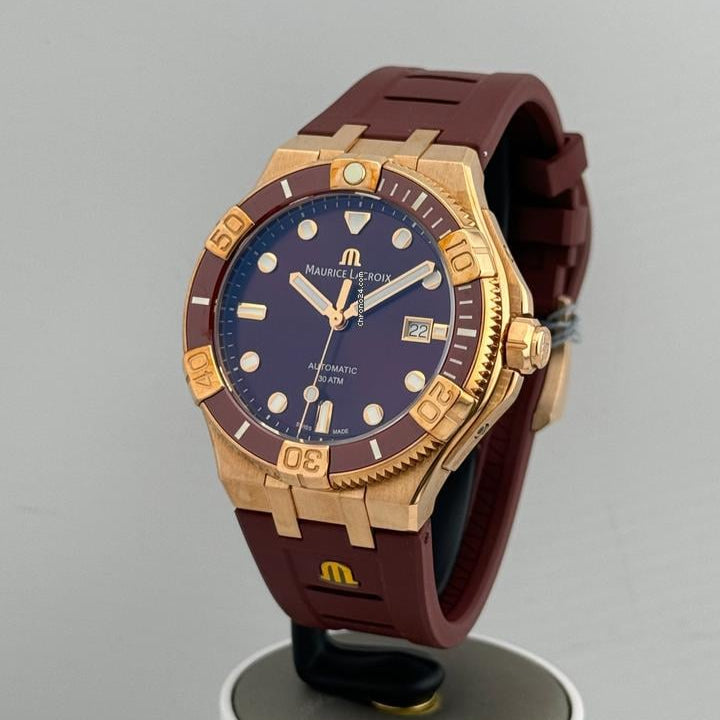  Shop Authentic Maurice Lacroix Aikon Venturer Asia Special Edition Red Dial Red Rubber Strap Watch For Men - AI6058-BRZ6B-530-6 - Luxxuri