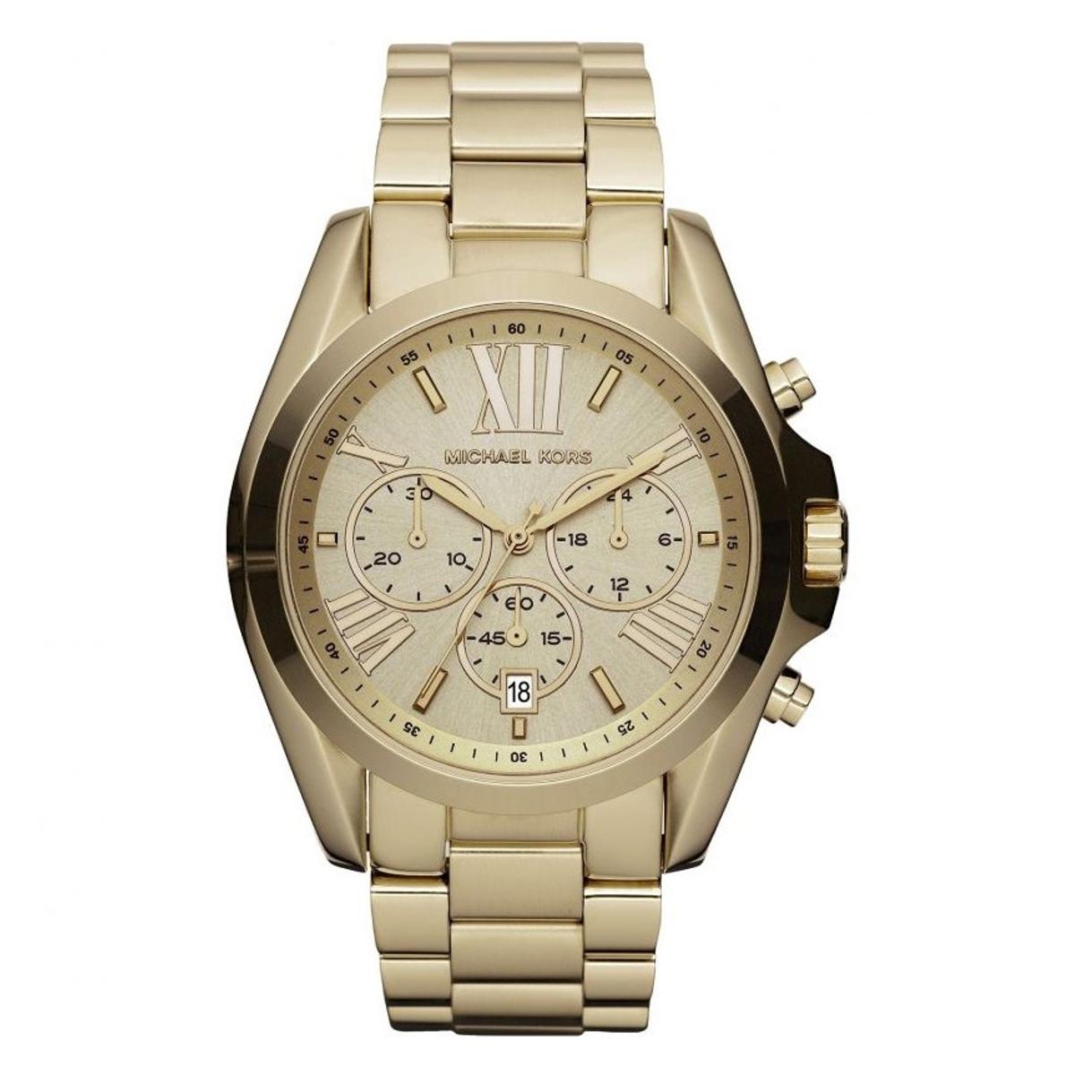  Shop Authentic Michael Kors Bradshaw Gold Dial Gold Steel Strap Watch for Women - MK5605 - Luxxuri