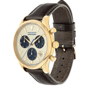  Shop Authentic Movado Heritage Chronograph White Black Leather Strap Watch for Men - 3650007 - Luxxuri