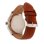  Shop Authentic Movado Heritage Calendoplan Black Dial Brown Leather Strap Watch for Men - 3650001 - Luxxuri