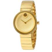  Shop Authentic Movado Edge Gold Dial Gold Steel Strap Watch for Women - 3680014 - Luxxuri