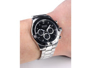  Shop Authentic Hugo Boss Ikon Black Dial Silver Steel Strap Watch for Men - 1512965 - Luxxuri