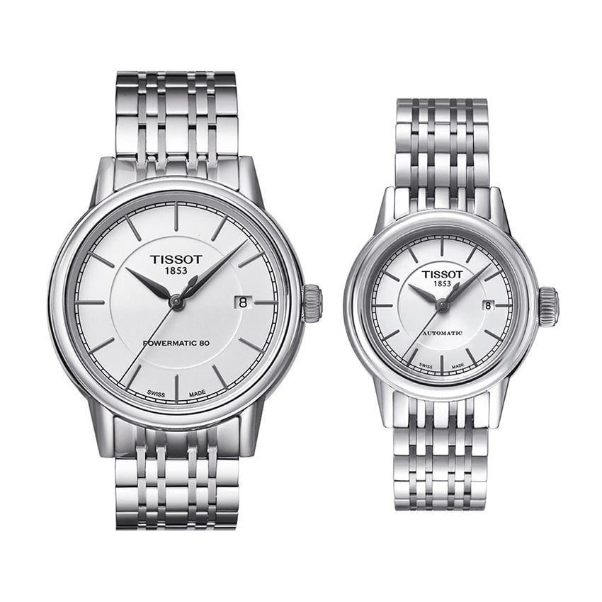  Shop Authentic Tissot T Classic Carson Automatic White Dial Silver Steel Strap Watch For Women - T085.207.11.011.00 - Luxxuri