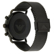  Shop Authentic Emporio Armani Aviator Black Dial Black Mesh Bracelet Watch For Men - AR11142 - Luxxuri