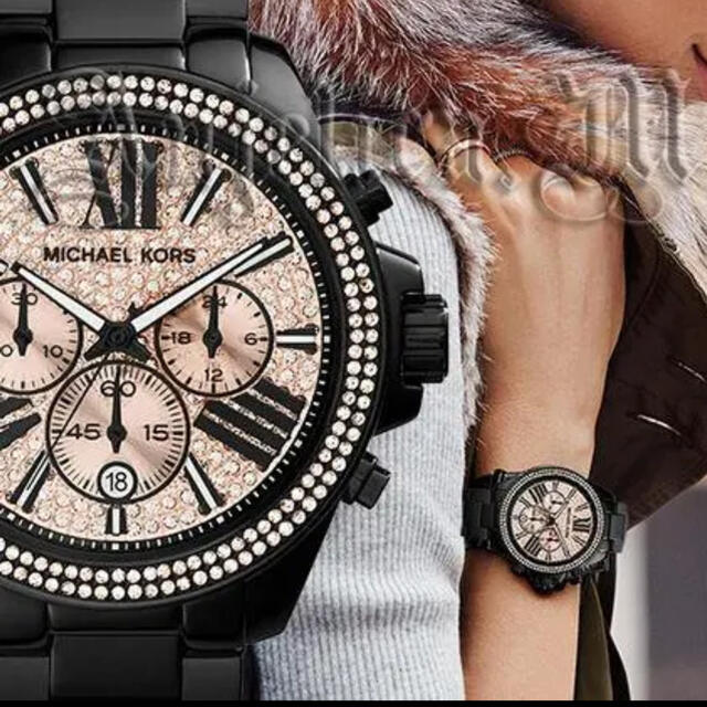  Shop Authentic Michael Kors Wren Chronograph Gold Diamonds Dial Black Steel Strap Watch for Women - MK5879 - Luxxuri