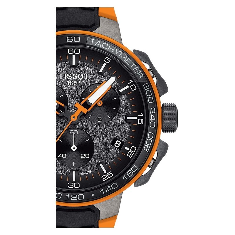  Shop Authentic Tissot T Race Cycling Chronograph Black Dial Two Tone Rubber Strap Watch For Men - T111.417.37.441.04 - Luxxuri