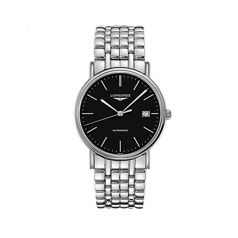  Shop Authentic Longines Presence 38.5mm Automatic Stainless Steel Watch for Men - L4.921.4.52.6 - Luxxuri
