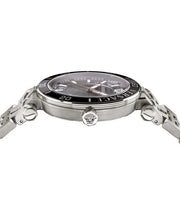  Shop Authentic Versace Greca Sport Quartz Black Dial Silver Steel Strap Watch For Men - VEZ300321 - Luxxuri