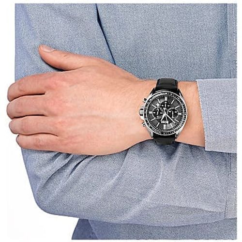  Shop Authentic Hugo Boss Contemporary Sport Driver Black Dial Black Leather Strap Watch for Men - 1513085 - Luxxuri