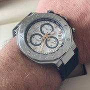  Shop Authentic Tissot T Race Chronograph White Dial Black Rubber Strap Watch For Men - T141.417.17.011.00 - Luxxuri
