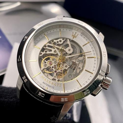  Shop Authentic Maserati Ingegno Automatic Black Skeleton Dial Black Leather Strap Watch For Men - R8821119002 - Luxxuri