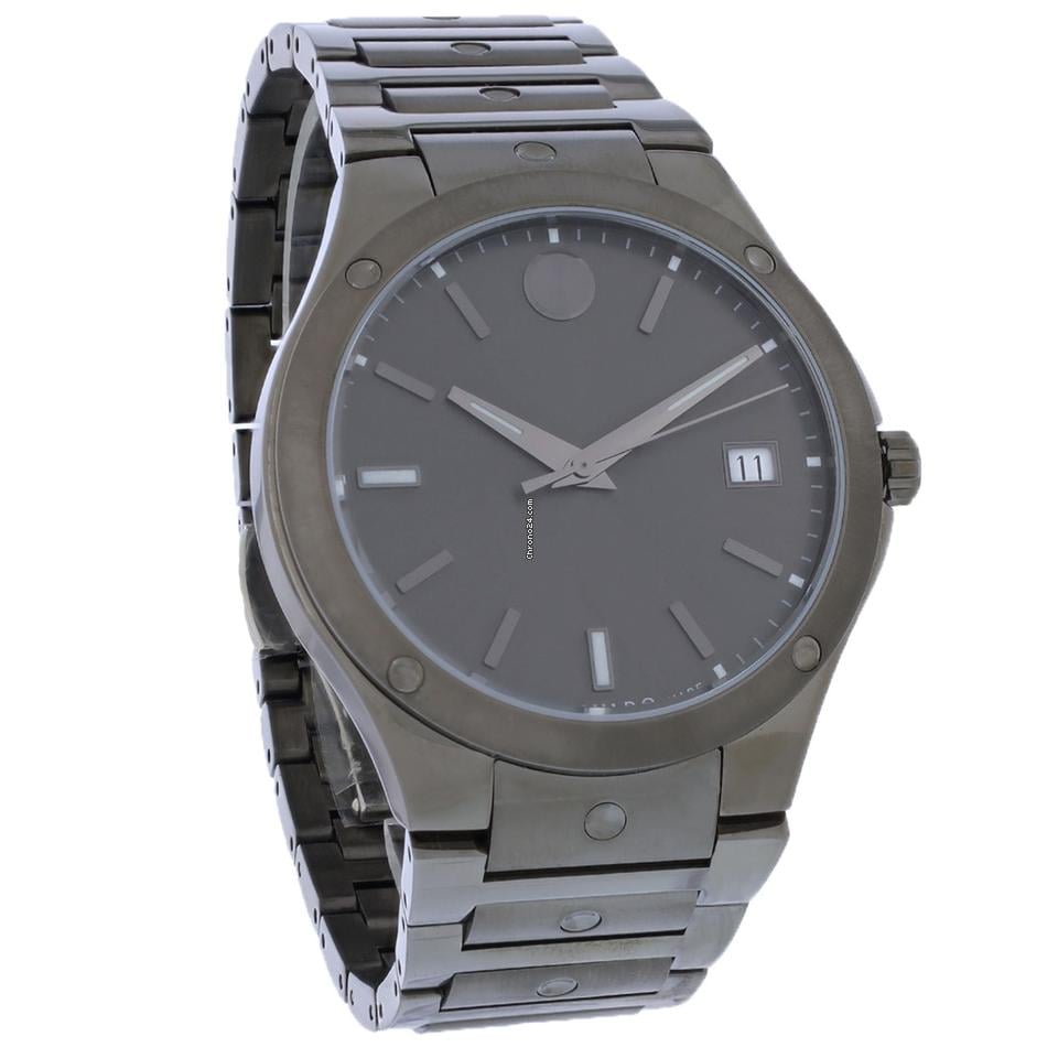  Shop Authentic Movado Bold Verso Black Dial Black Steel Strap Watch for Men - 3600863 - Luxxuri