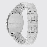  Shop Authentic Gucci 25H Quartz Diamonds Silver Dial Silver Steel Strap Watch for Women - YA163401 - Luxxuri