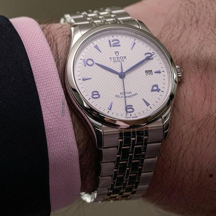  Shop Authentic Tudor 1926 Automatic White Dial Silver Steel Strap Watch for Men - M91650-0005 - Luxxuri