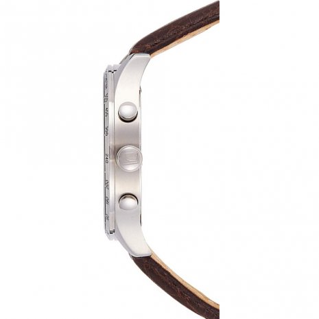  Shop Authentic Tommy Hilfiger Gavin Chronograph White Dial Brown Leather Strap Watch for Men - 1791467 - Luxxuri