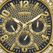  Shop Authentic Guess Duke Glitz Crystals Gold Dial Gold Steel Strap Watch For Men - GW0576G2 - Luxxuri
