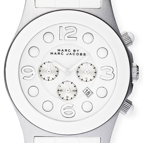  Shop Authentic Marc Jacobs Pelly White Dial White Silicone Strap Watch for Women - MBM2565 - Luxxuri