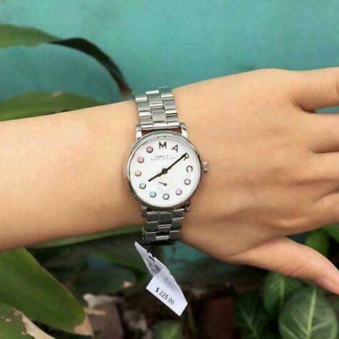  Shop Authentic Marc Jacobs Baker Dexter White Dial Silver Steel Strap Watch for Women - MBM3423 - Luxxuri