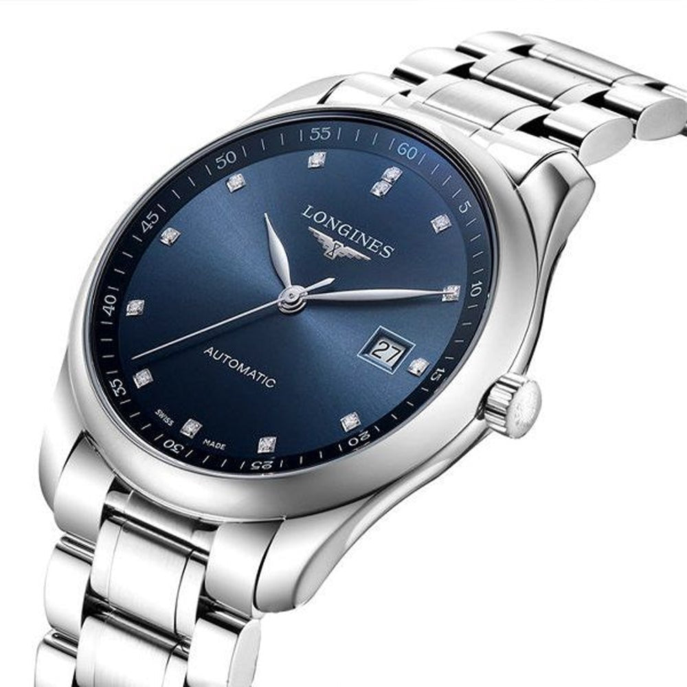  Shop Authentic Longines Master Collection Automatic 40mm Blue Dial Silver Steel Strap Watch for Men - L2.793.4.97.6 - Luxxuri