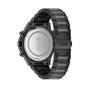  Shop Authentic Hugo Boss Globetrotter Black Dial Black Steel Strap Watch for Men - 1513825 - Luxxuri