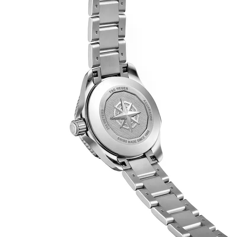 Shop Authentic Tag Heuer Aquaracer Diamonds Mother of Pearl Dial Silver Steel Strap Watch for Women - WBD131B.BA0748 - Luxxuri