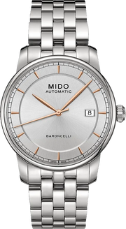  Shop Authentic Mido Baroncelli III Automatic Silver Dial Silver Steel Strap Watch For Women - M7600.4.10.1 - Luxxuri