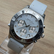  Shop Authentic Marc Jacobs Blade White Dial White Leather Strap Watch for Women - MBM1187 - Luxxuri