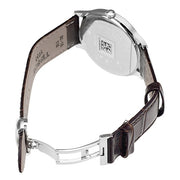  Shop Authentic Tissot T Classic Tradition Silver Dial Brown Leather Strap Watch For Men - T063.610.16.038.00 - Luxxuri