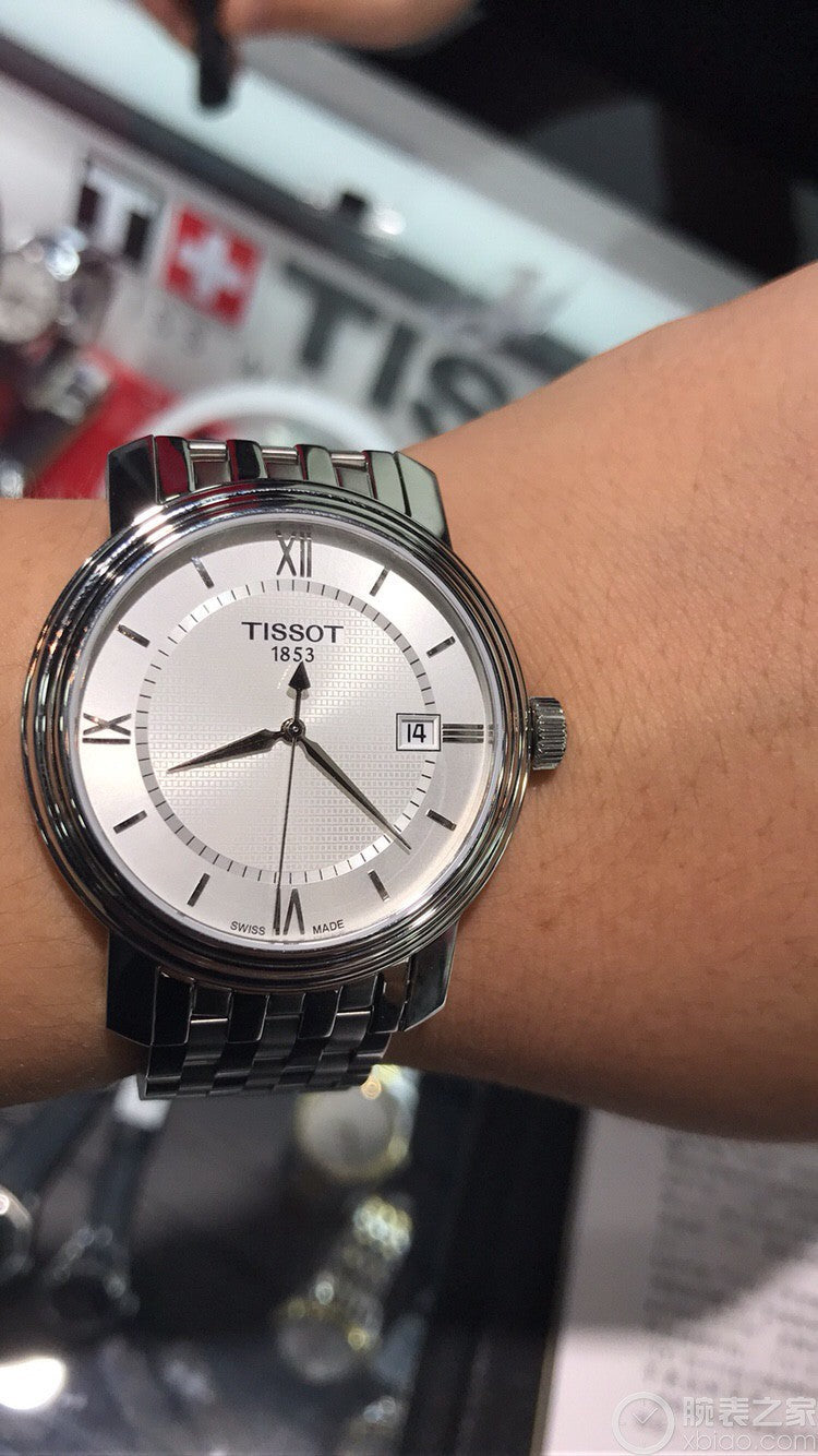  Shop Authentic Tissot T Classic Bridgeport Silver Dial Silver Mesh Bracelet Watch For Men - T097.410.11.038.00 - Luxxuri