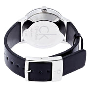  Shop Authentic Calvin Klein Minimal Black Dial Black Leather Strap Watch for Women - K7622107 - Luxxuri