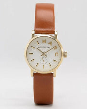  Shop Authentic Marc Jacobs Baker White Dial Brown Leather Strap Watch for Women - MBM1317 - Luxxuri