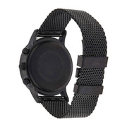  Shop Authentic Emporio Armani Renato Chronograph Black Dial Black Mesh Bracelet Watch For Men - AR2498 - Luxxuri