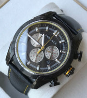  Shop Authentic Versace V Ray Chronograph Grey Dial Black Leather Strap Watch for Men - VDB020014 - Luxxuri