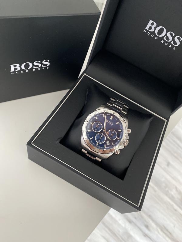  Shop Authentic Hugo Boss Hero Sport Blue Dial Silver Steel Strap Watch for Men - 1513755 - Luxxuri