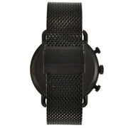  Shop Authentic Emporio Armani Aviator Black Dial Black Mesh Bracelet Watch For Men - AR11142 - Luxxuri