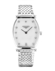 Shop Authentic Longines La Grande Classique de Longines Tonneau White Dial Silver Steel Strap Watch for Women - L4.205.4.87.6 - Luxxuri