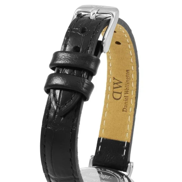  Shop Authentic Daniel Wellington Classic Petite Reading White Dial Black Leather Strap Watch For Women - DW00100241 - Luxxuri
