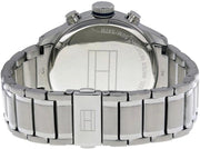  Shop Authentic Tommy Hilfiger Trent Chronograph Blue Dial Silver Steel Strap Watch for Men - 1791053 - Luxxuri