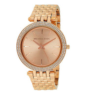  Shop Authentic Michael Kors Darci Rose Gold Dial with Diamonds Rose Gold Stainless Steel Strap Watch for Women - MK3192 - Luxxuri