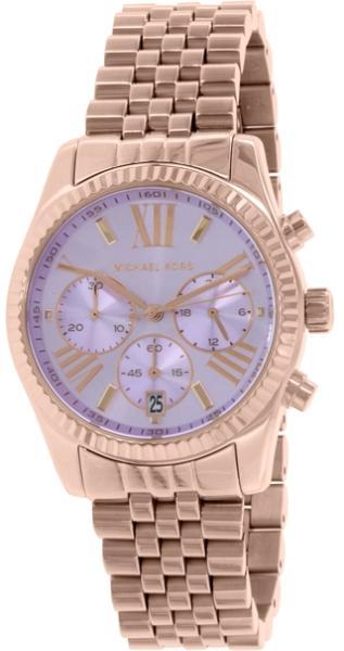  Shop Authentic Michael Kors Lexington Purple Dial Rose Gold Steel Strap Watch For Women - MK6207 - Luxxuri