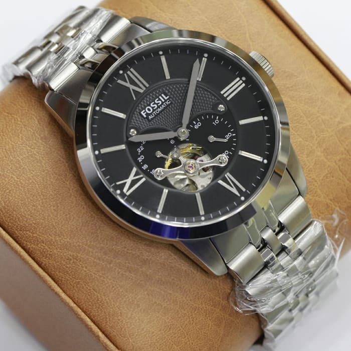  Shop Authentic Fossil Townsman Black Dial Silver Steel Strap Watch for Men - ME3107 - Luxxuri