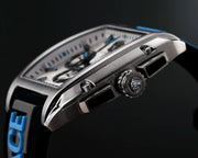  Shop Authentic Versace Dominus Chronograph Silver Dial Black Rubber Strap Watch For Men - VE6H00123 - Luxxuri