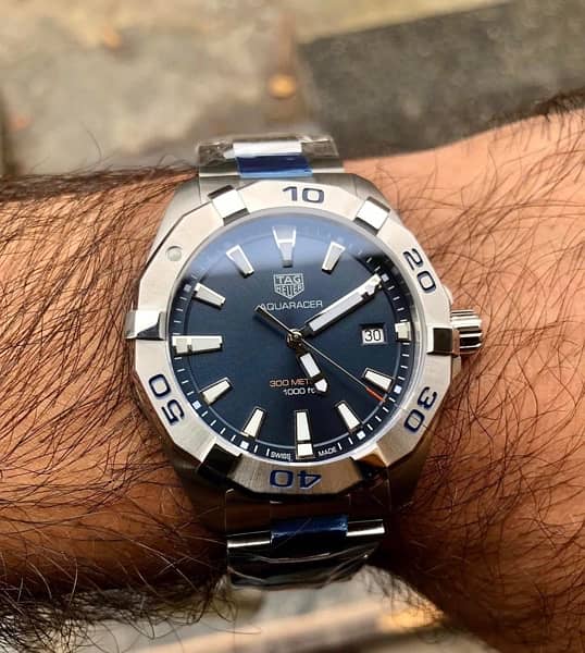 Shop Authentic Tag Heuer Aquaracer Blue Dial Watch for Men - WBD1112.BA0928 - Luxxuri