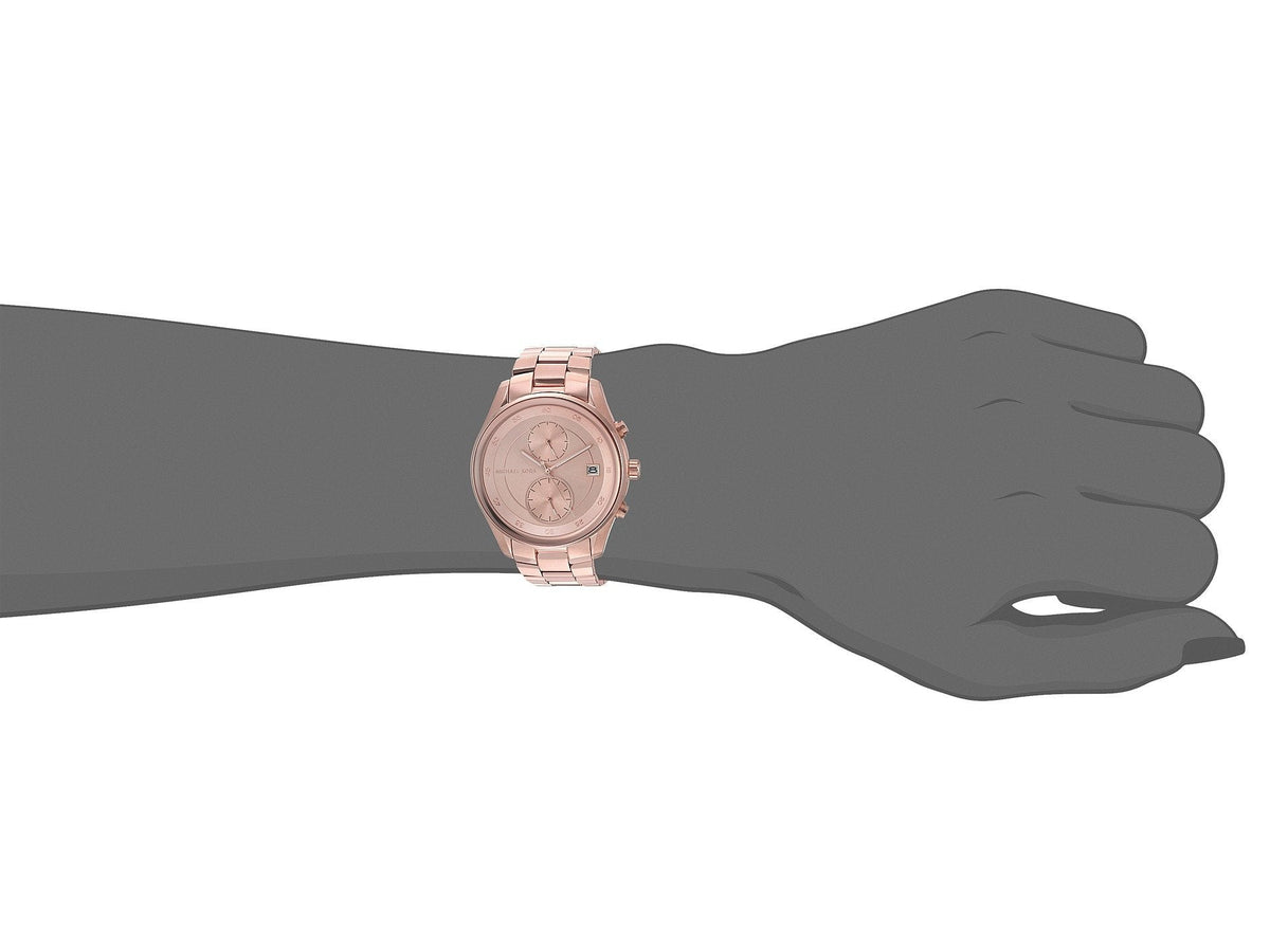  Shop Authentic Michael Kors Briar Quartz Rose Gold Dial Rose Gold Steel Strap Watch For Women - MK6465 - Luxxuri